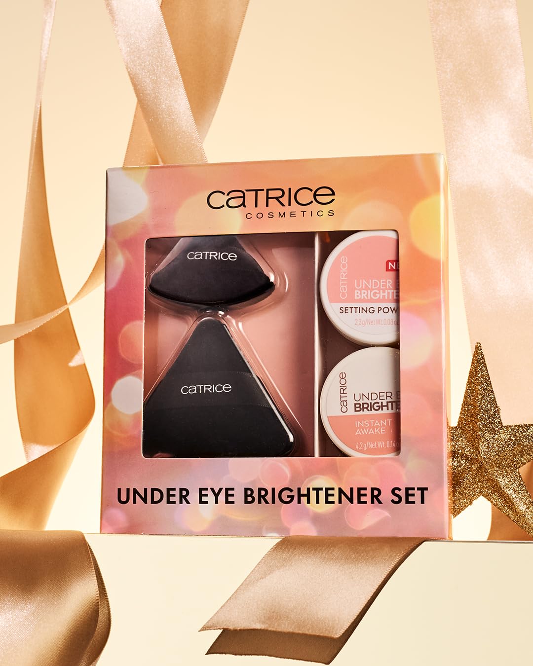 Catrice vegan cruelty-free badge indicating animal-friendly cosmetics.