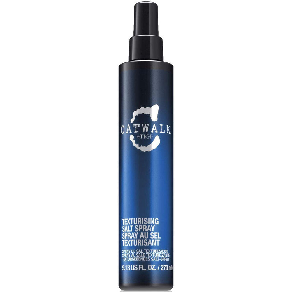 CATWALK by TIGI salt spray bottle creates textured, beachy waves with added body