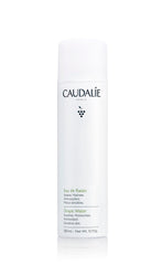 Caudalie grape water mist bottle closeup for instant refreshment and hydration