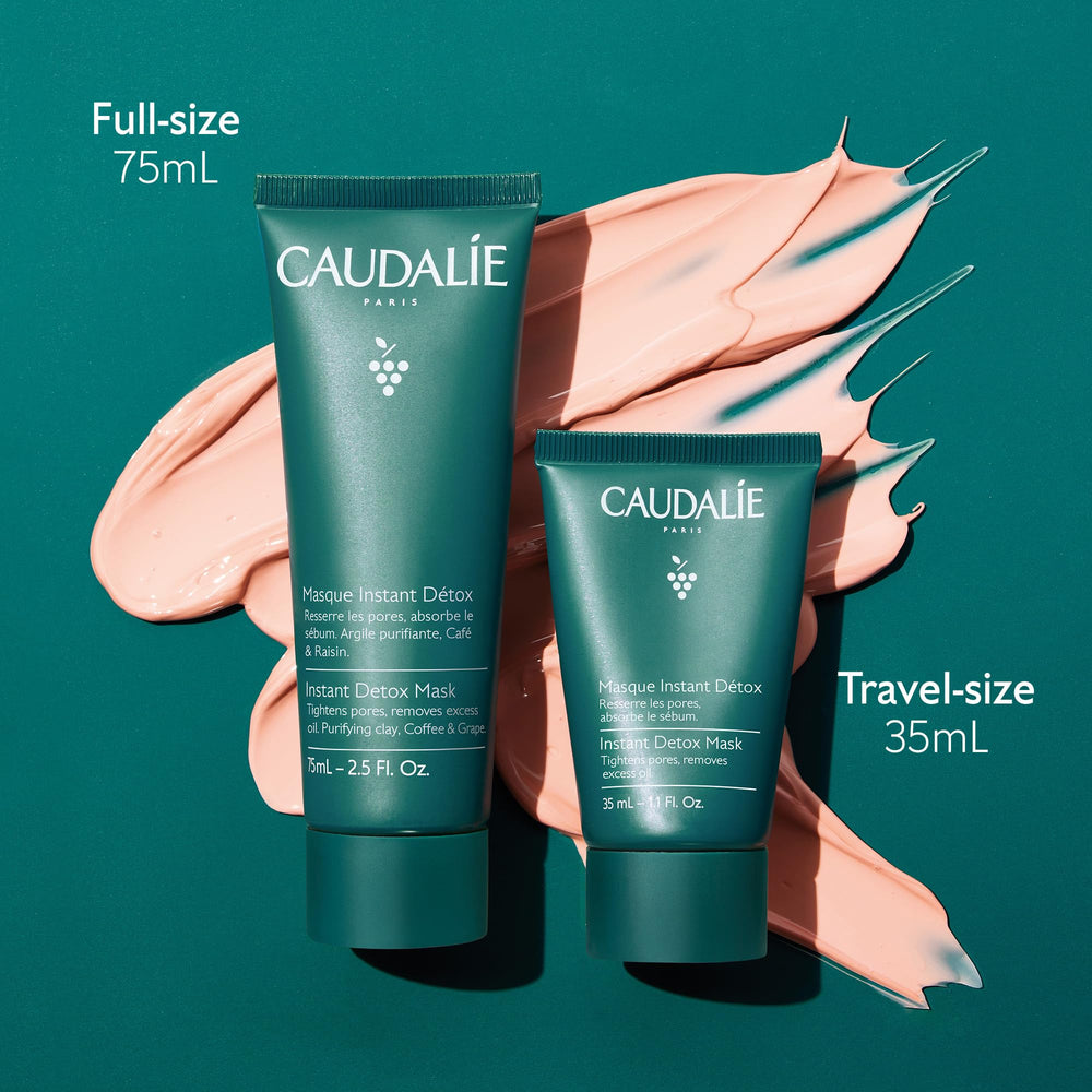 Caudalie Instant Detox Mask includes caffeine to smooth and illuminate.