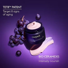 Caudalie Premier Cru micro-hyaluronic-acid image delivering plump hydration.