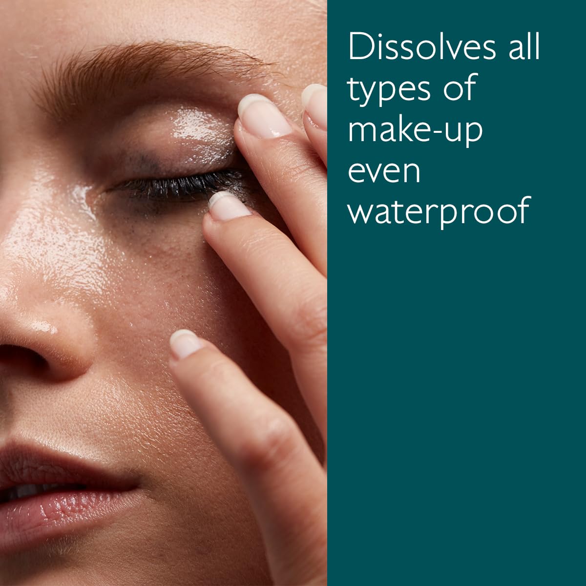 Caudalie Vinoclean cleansing oil pump dispensing easy application.