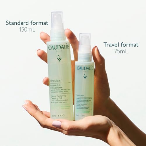 Caudalie Vinoclean travel-size packaging for on-the-go cleansing routine.