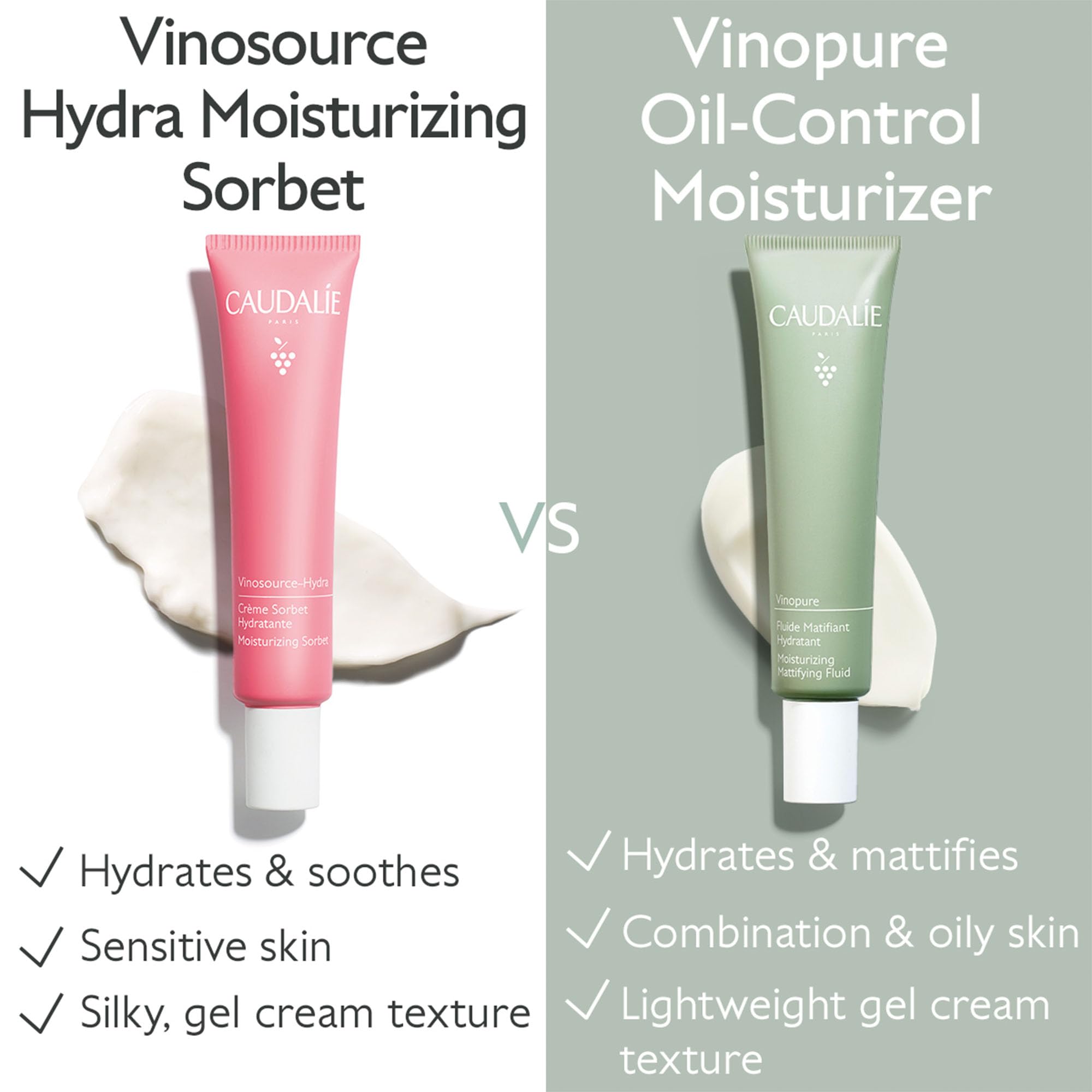 Caudalie Vinopure packaging—compact design with matte aesthetic for daily use