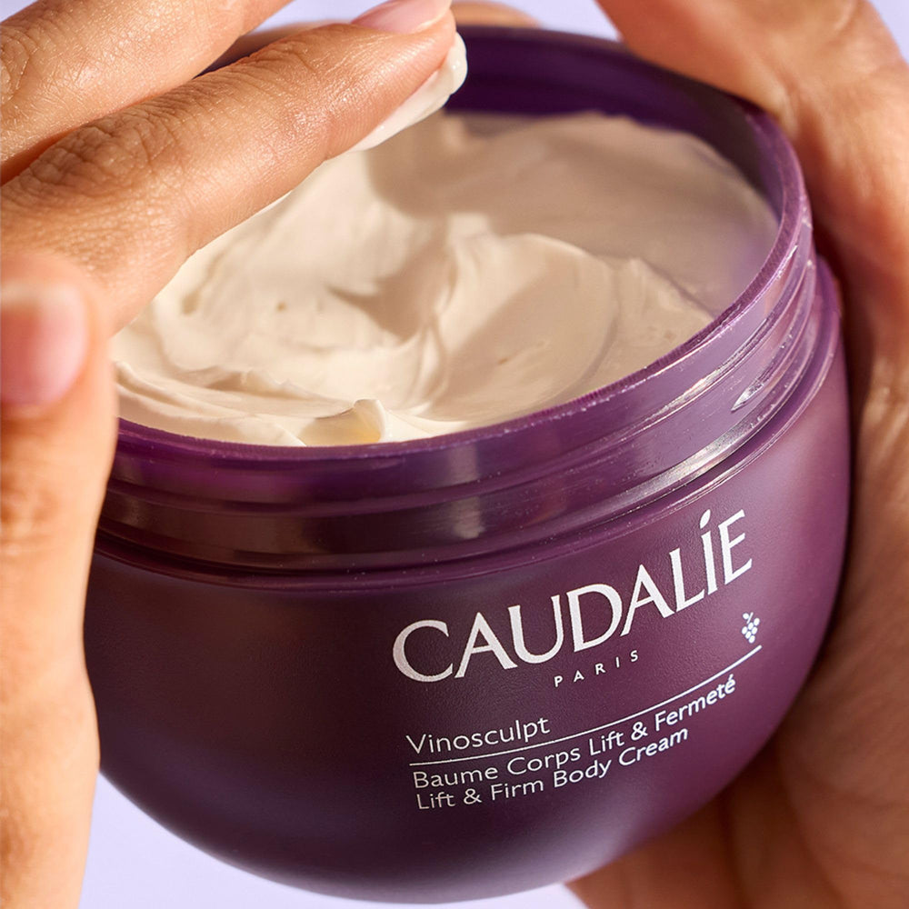 Caudalie Vinosculpt thigh area showcasing firmer, sculpted contours with regular use