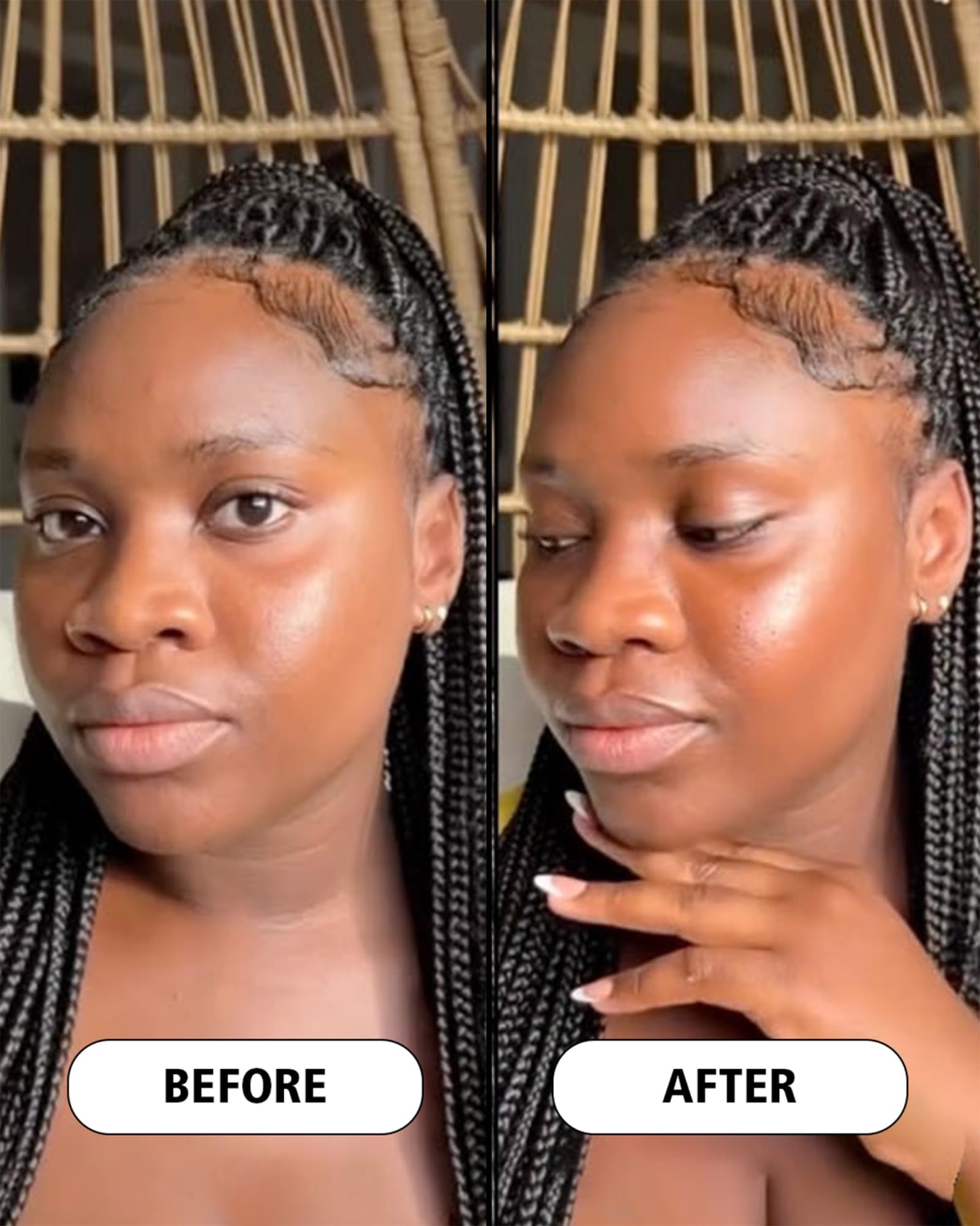 Cay Skin Isle Glow on-hand swatch reveals dewy finish and hydration.