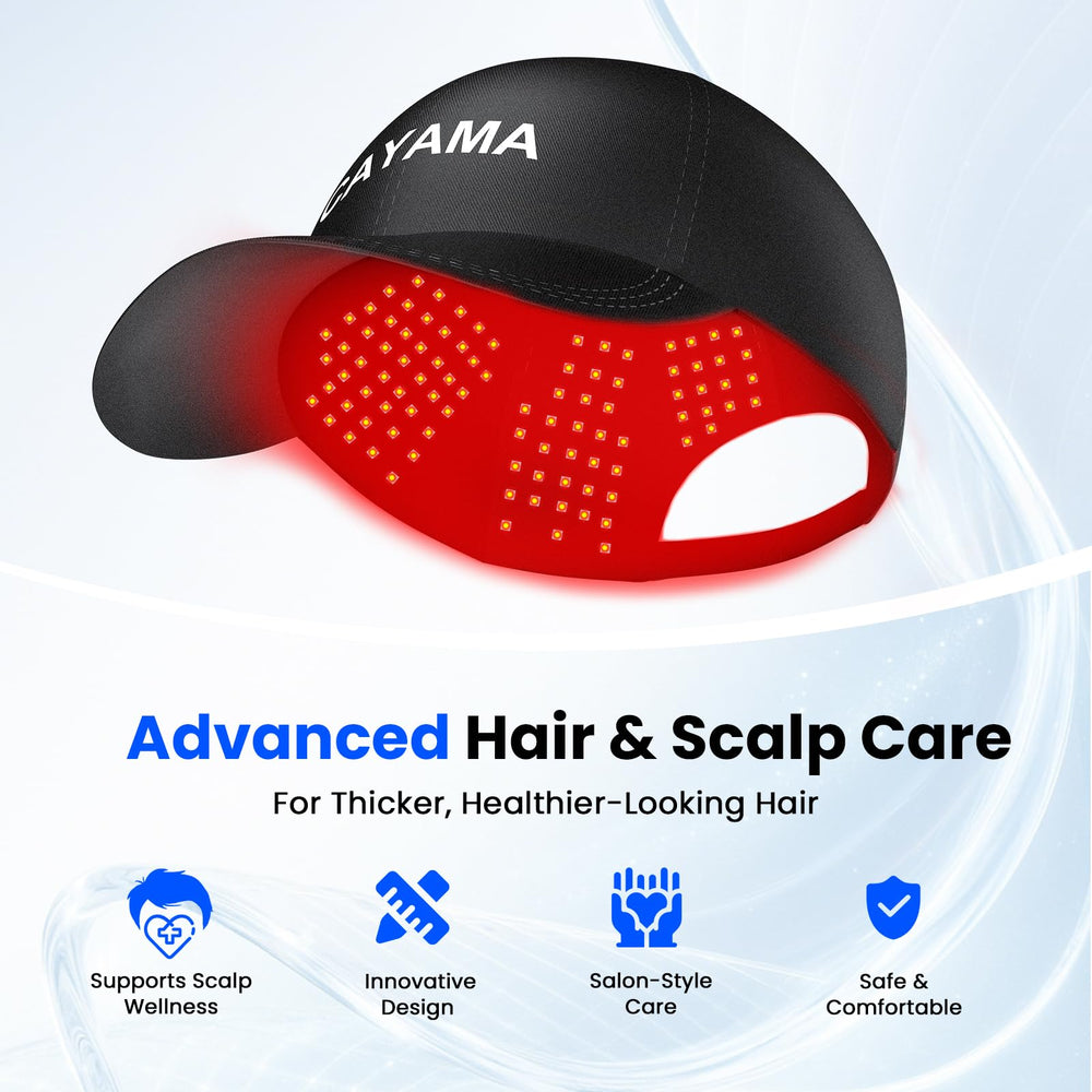 CAYAMA Red Light Cap travel-case setup highlights portability