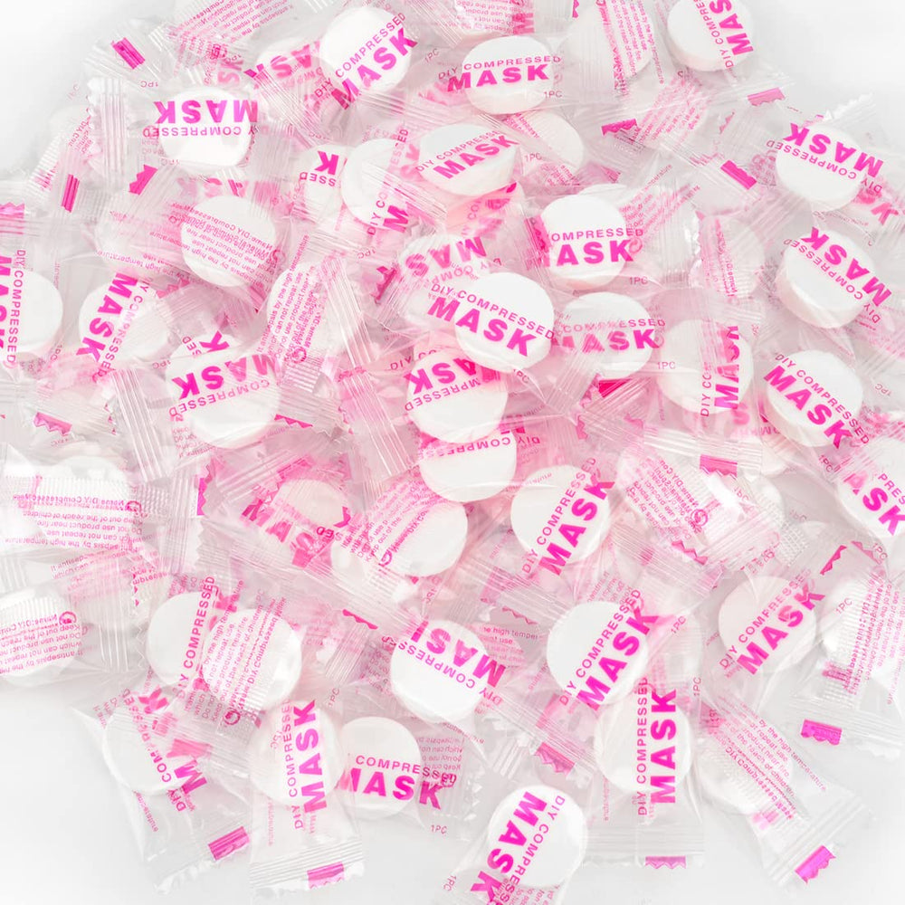 Cayanmydery compressed mask with added serums or liquids for personalized care.