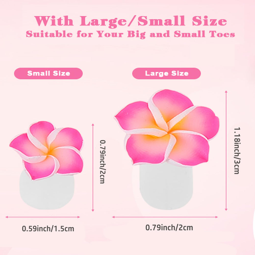 Cbbaokyy washable reusable toe separators under running water