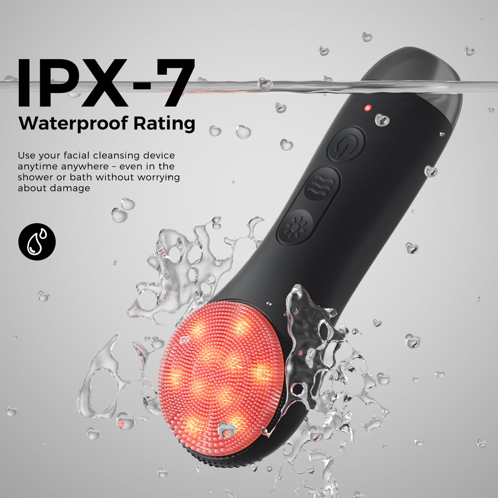 Ccigedy IPX7 waterproof design is shower-friendly and easy to rinse