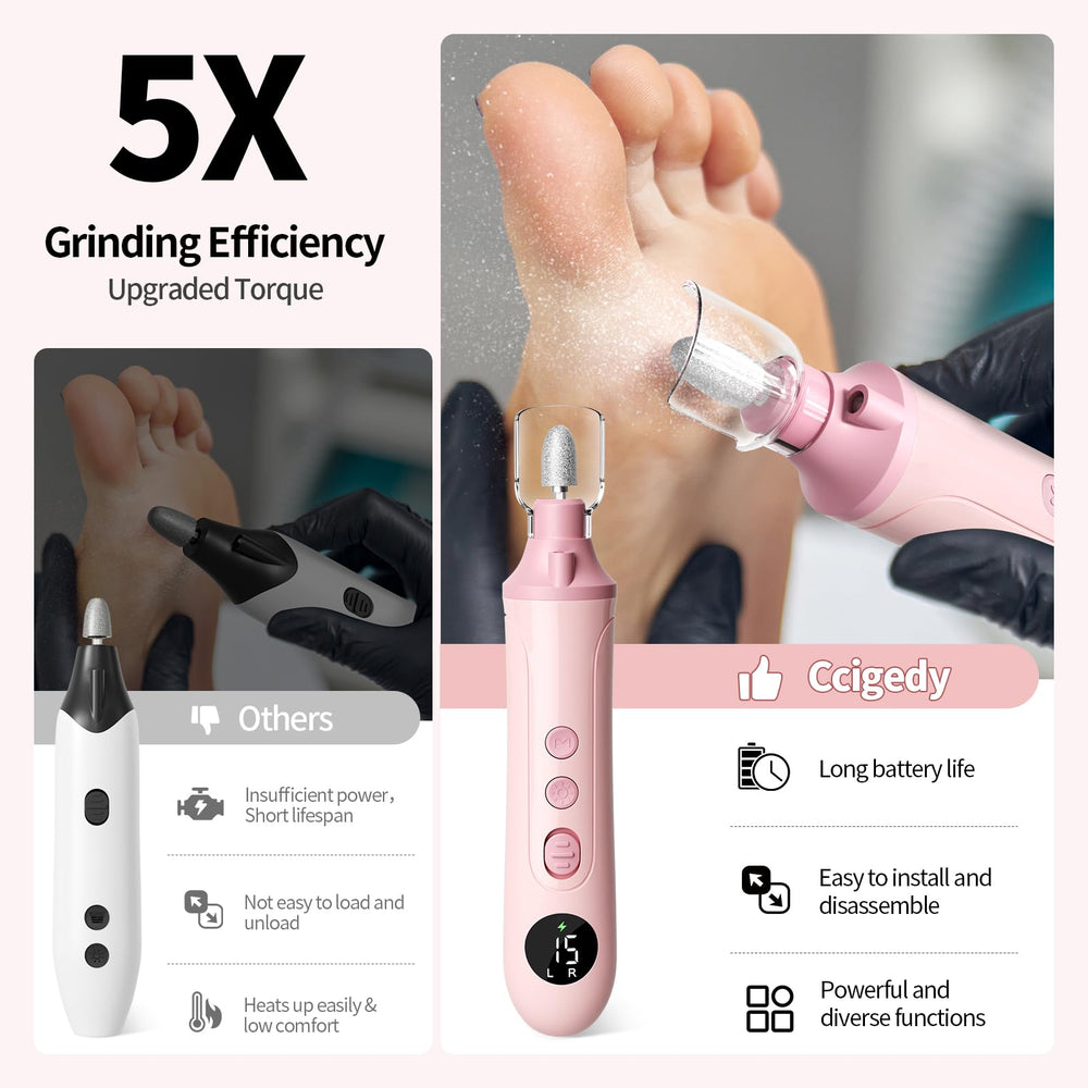 Ccigedy LED display enables precise speed control for tailored nail shaping