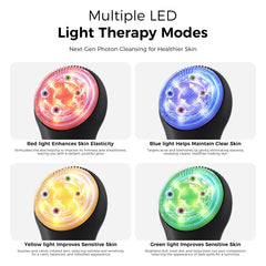 Ccigedy liquid silicone bristles provide a gentler, skin-friendly cleanse