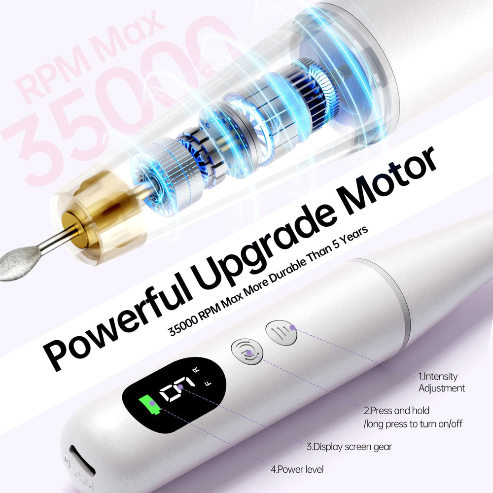 Ccigedy battery-powered drill offers 6-8 hours cordless use for travel touch-ups.