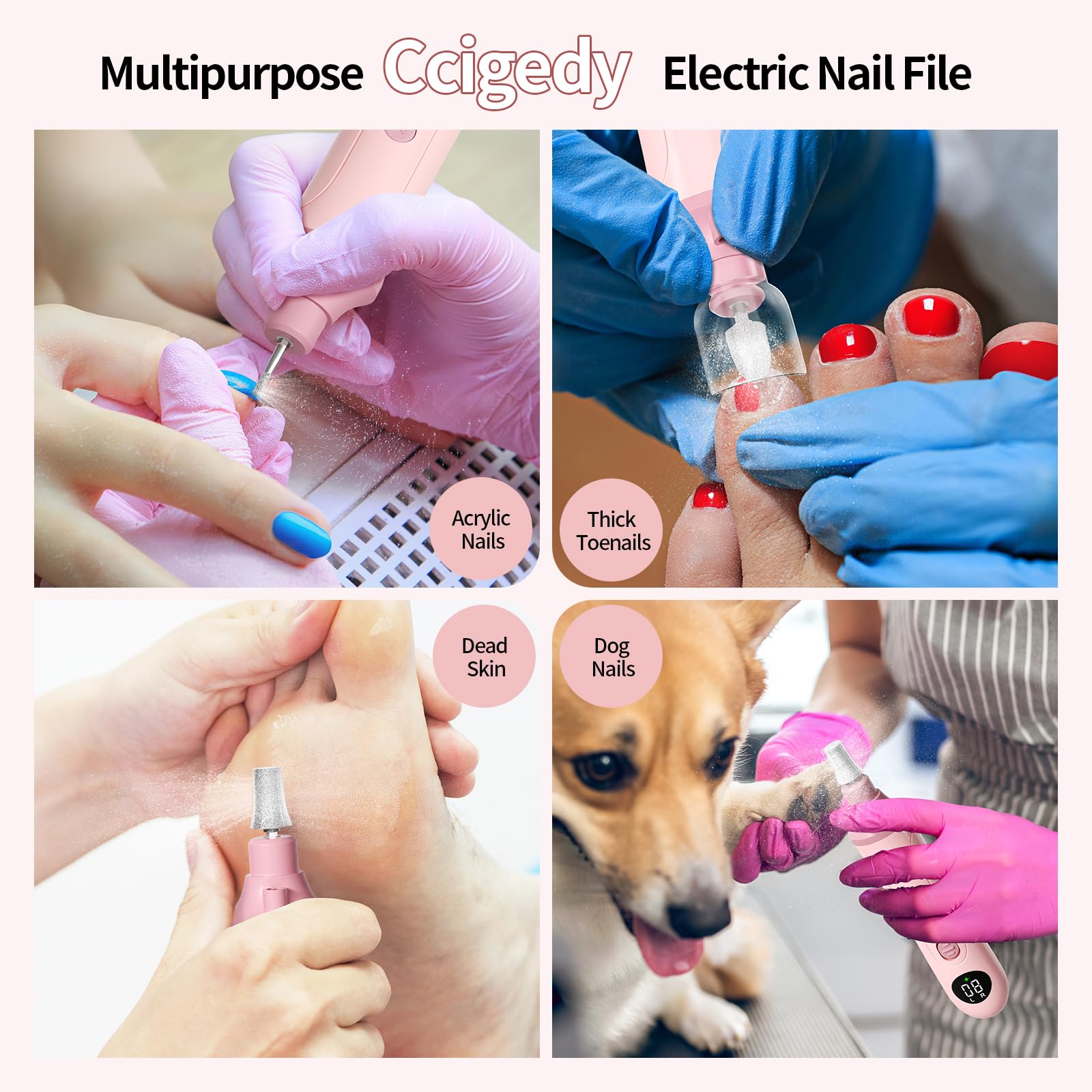 Ccigedy sapphire barrel shapes nails with efficiency and accuracy