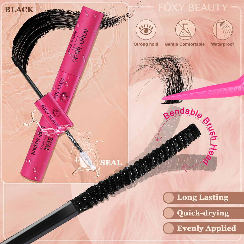 CCODDY Foxy Beauty remover included for easy lash extension removal