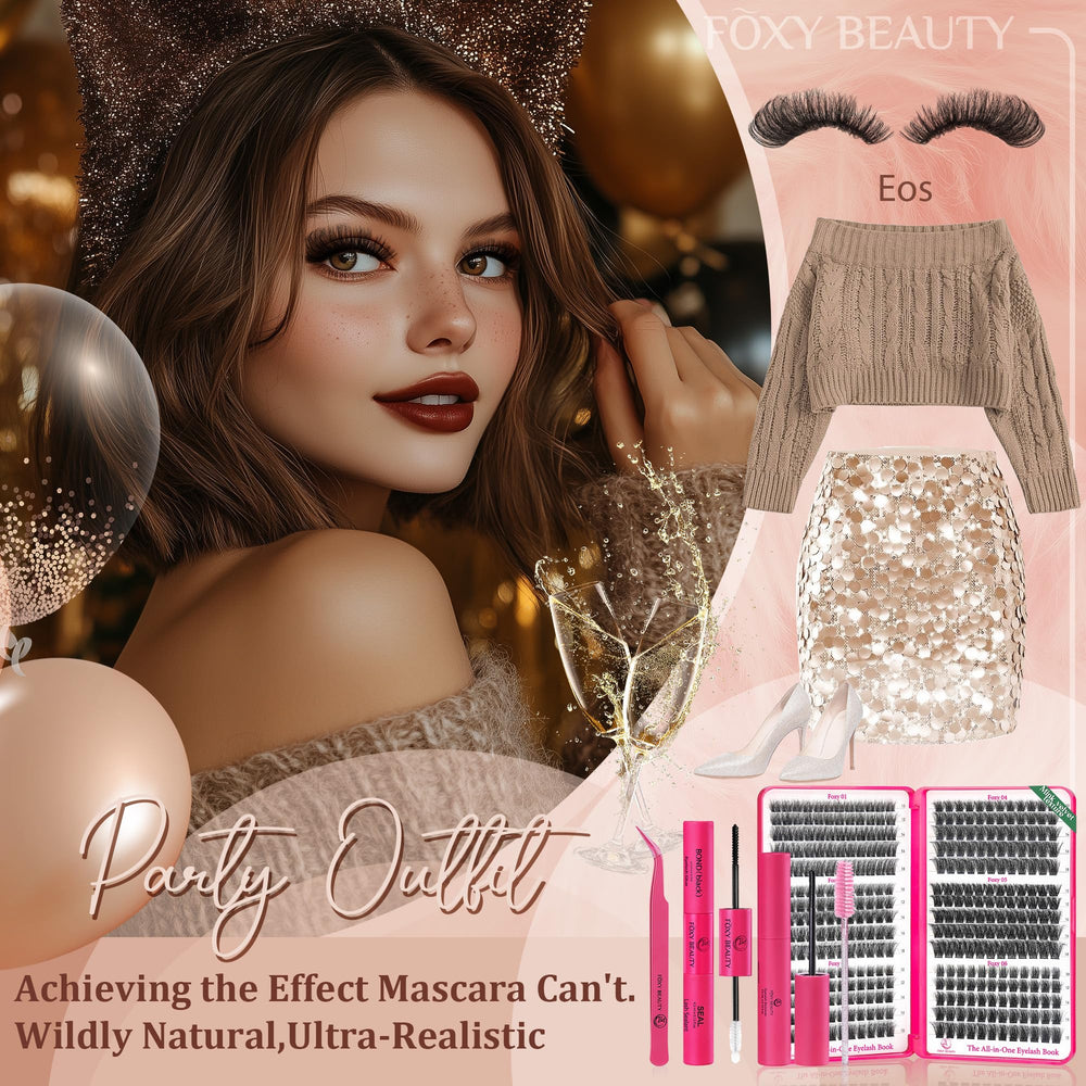 CCODDY Foxy Beauty kit keeps lashes secure during workouts and daily activities