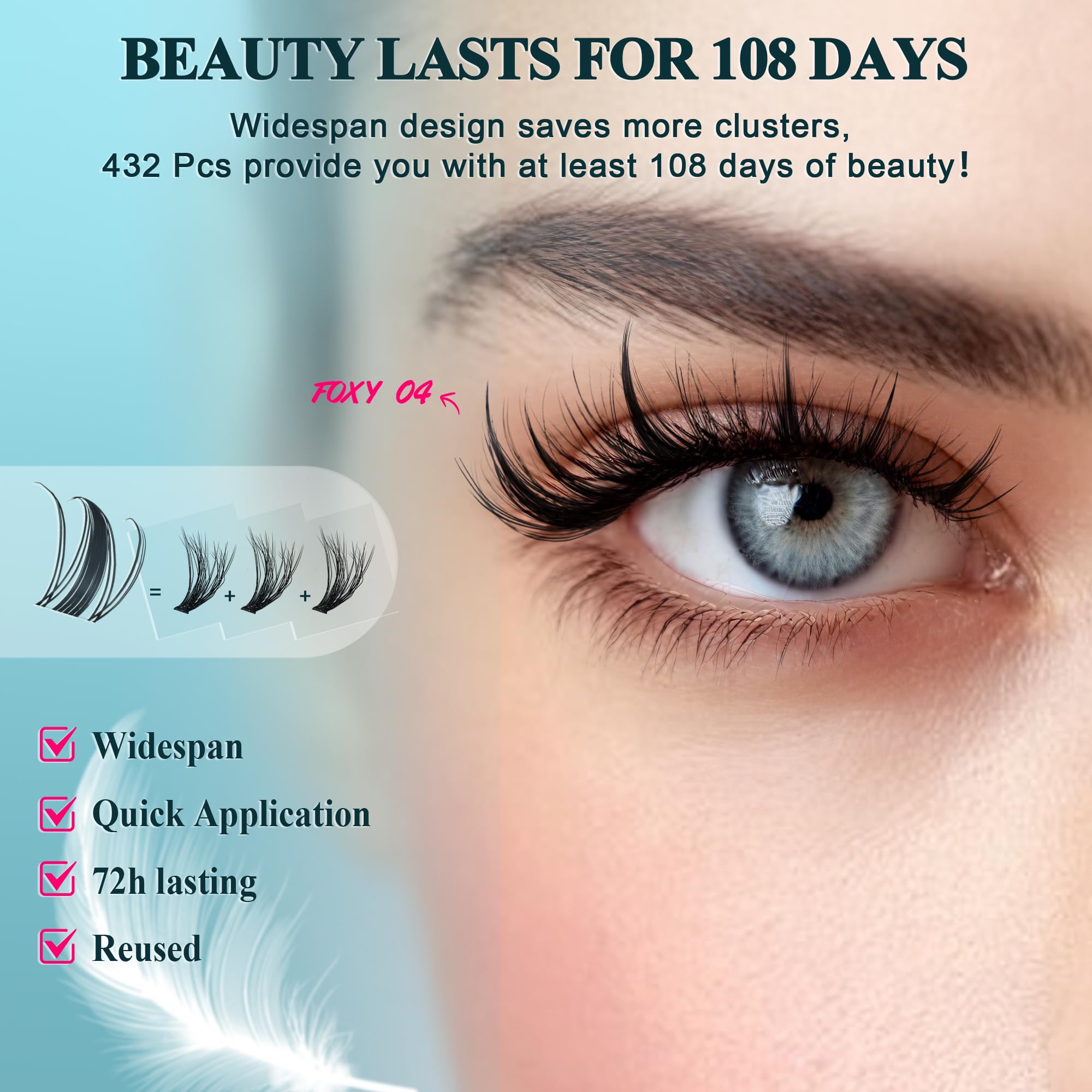 CCODDY Vasa Muse easy to apply kit supports beginner DIY lash sessions