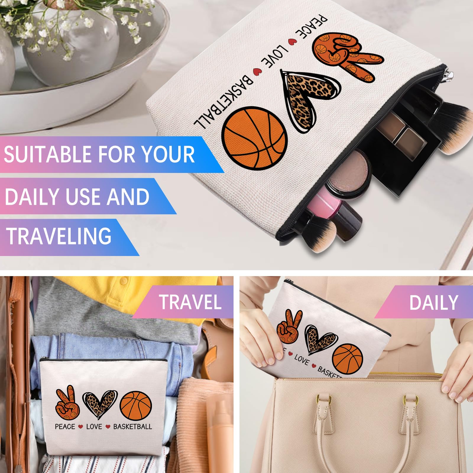 CEASQVAA gift-ready cosmetic bag fits holidays and celebrations