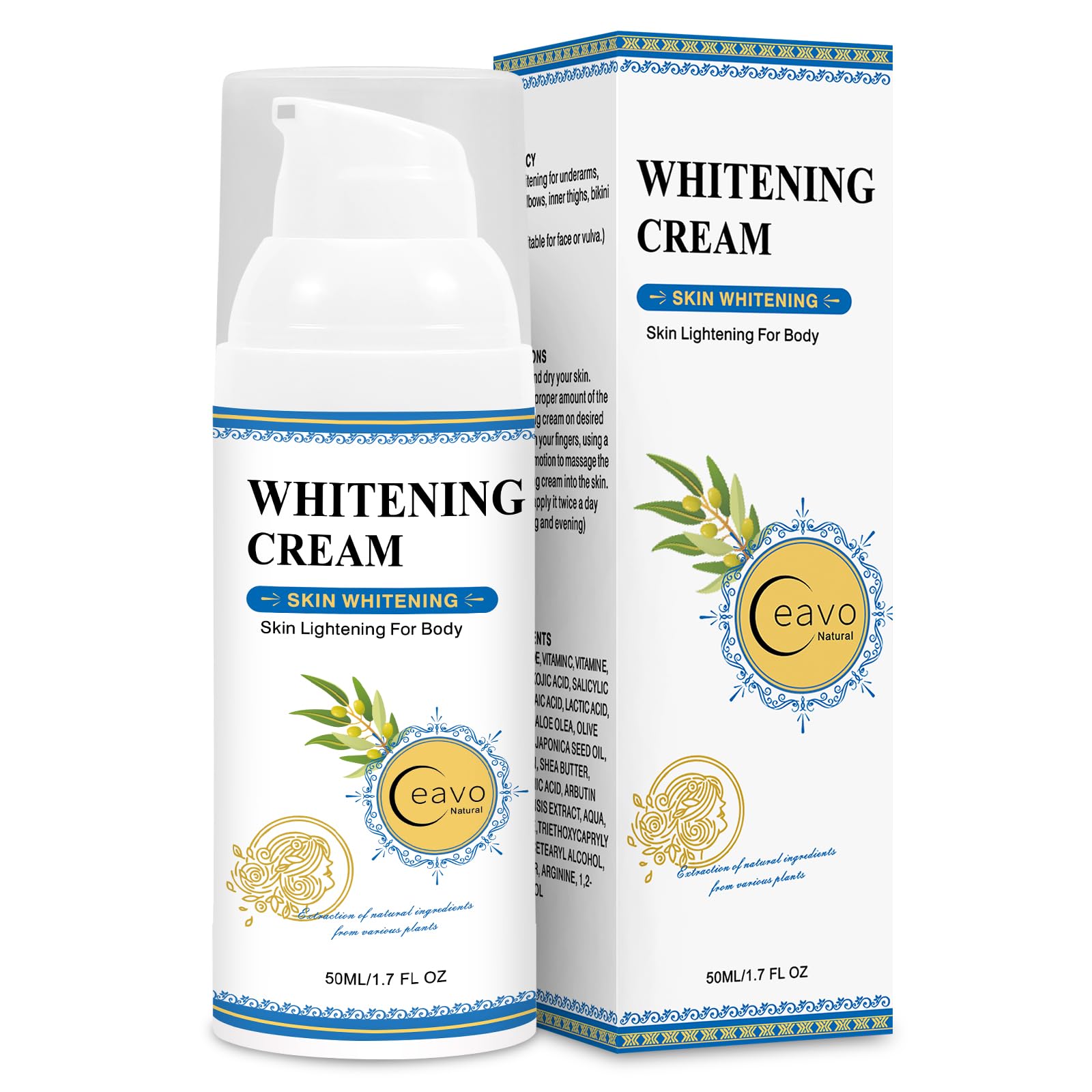 Ceavo Skin Whitening Cream daily-routine photo invites consistent care for summer-ready skin.