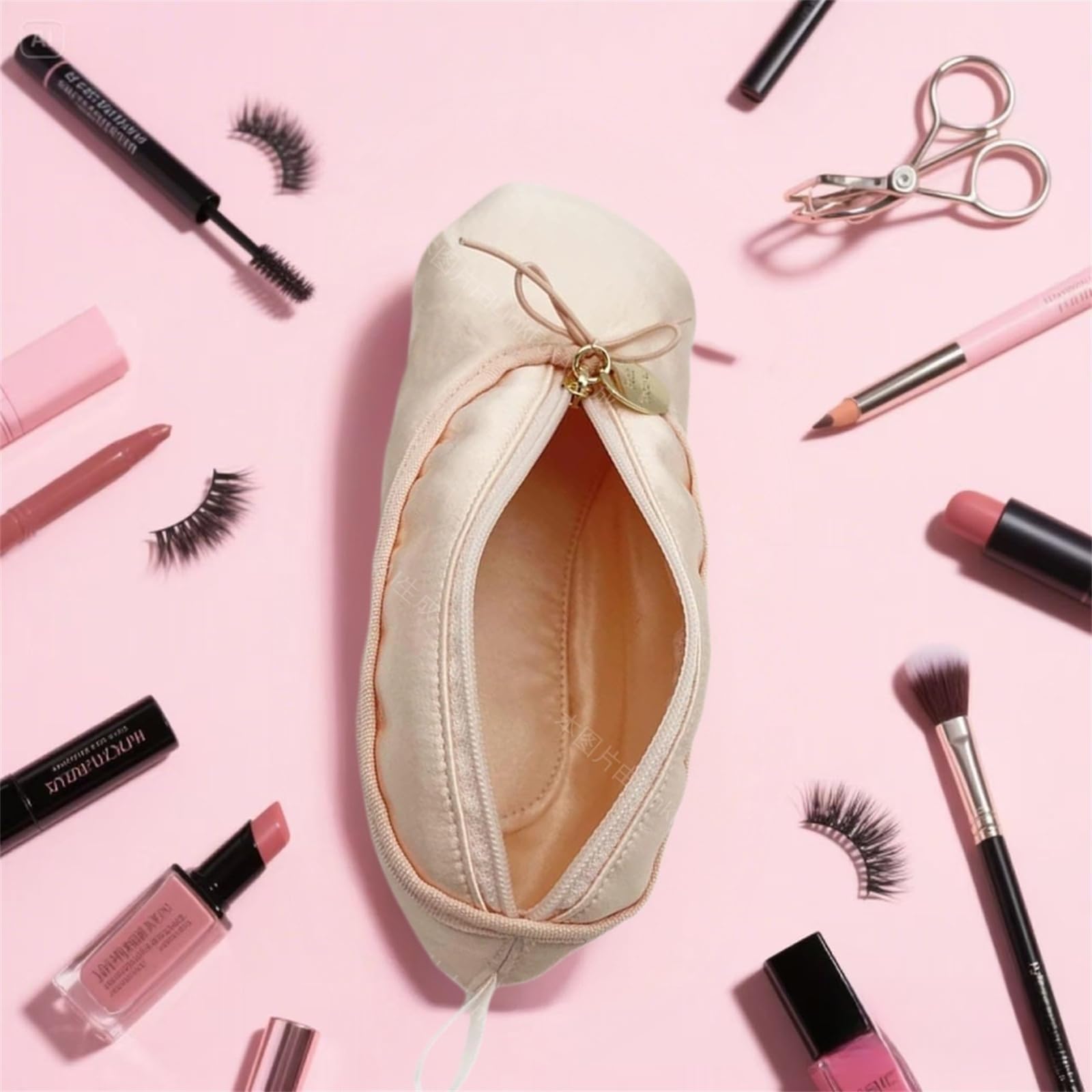 CECKQUE ballet makeup bag with multifunctional organization for essentials