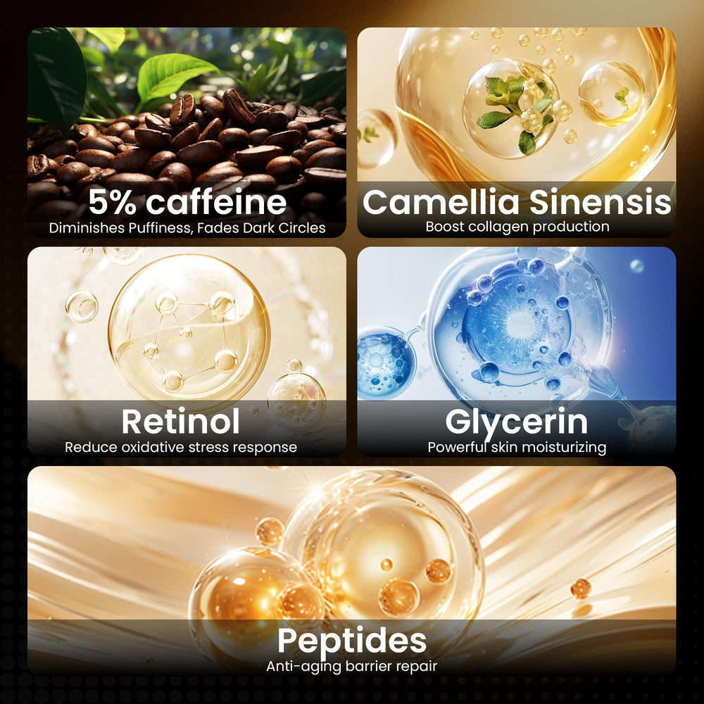 CeeHnsd Eye Cream with peptides and hyaluronic acid for hydration.
