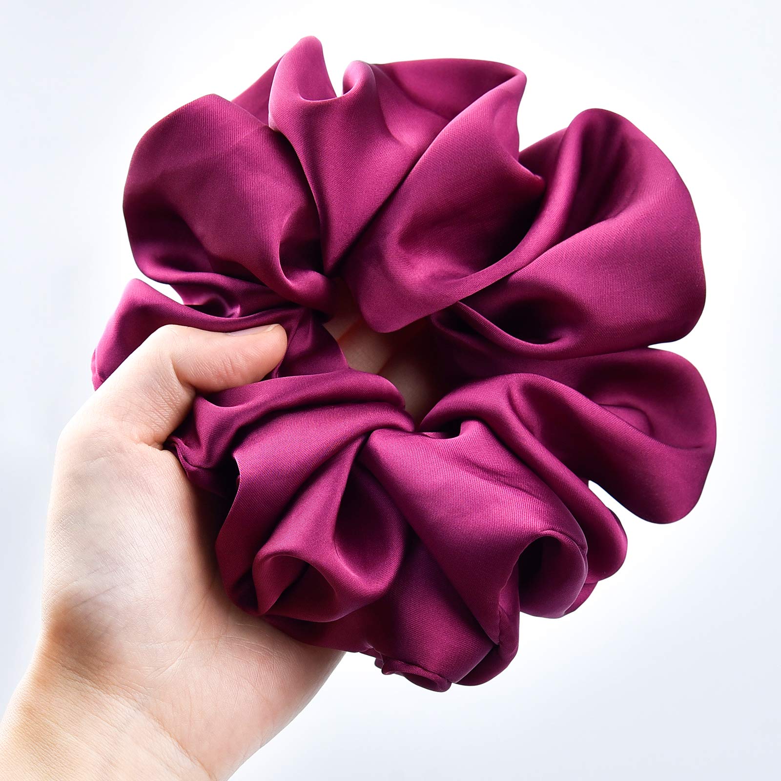 CEELGON mulberry silk scrunchies reduce snagging during braids and twists.