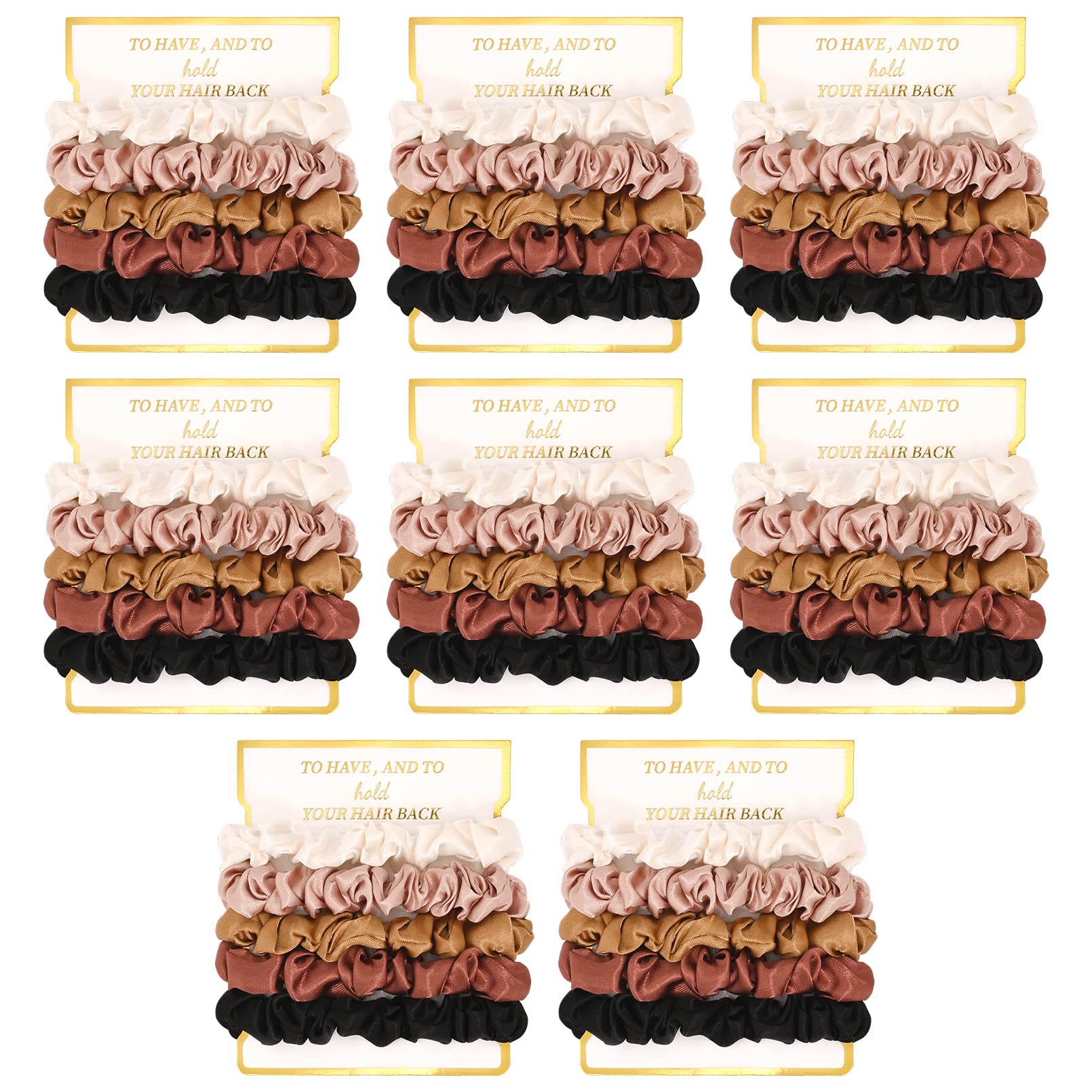 CEELGON satin scrunchies in hand-ready styling on-the-go