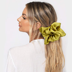CEELGON silk scrunchies color-collection display offers six outfit-ready hues