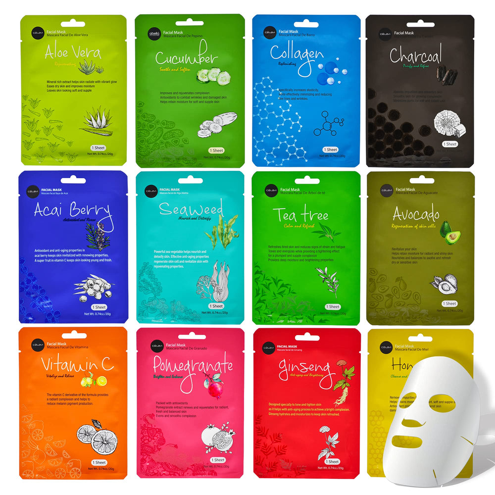 Celavi Essence Face Mask classic packaging highlights premium sheet masks for refreshing hydration
