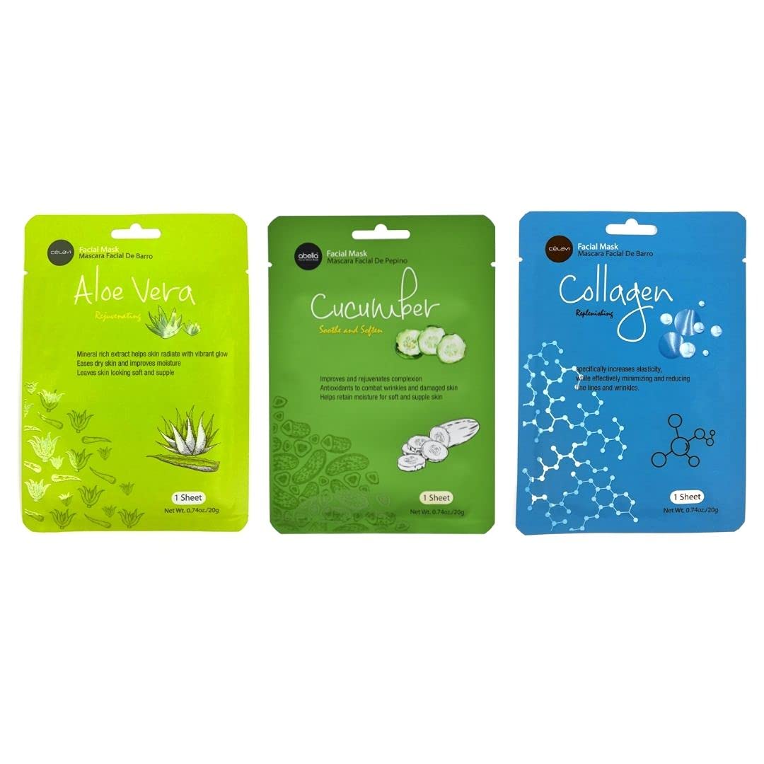 Celavi Essence Face Mask Cucumber ingredient cools and tones for daily refresh