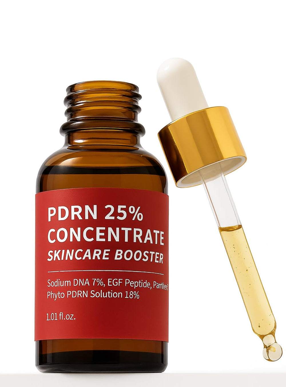 CELDYQUE korean skincare booster closeup reinforces premium actives for glow.