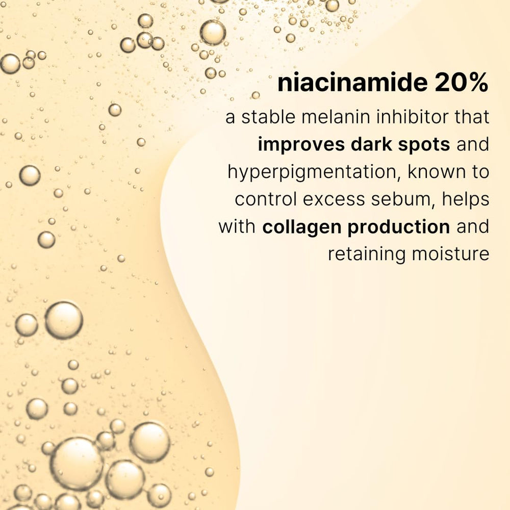 CELDYQUE Niacinamide serum pump for daily application and even tone support