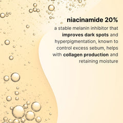 CELDYQUE Niacinamide serum pump for daily application and even tone support