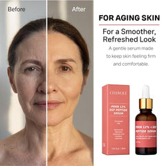 Application of CELDYQUE Salmon DNA serum highlighting its smooth texture.