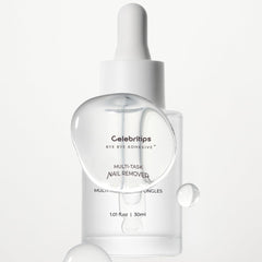 Applying Celebritips Bye Bye Adhesive on nail for clean glue removal