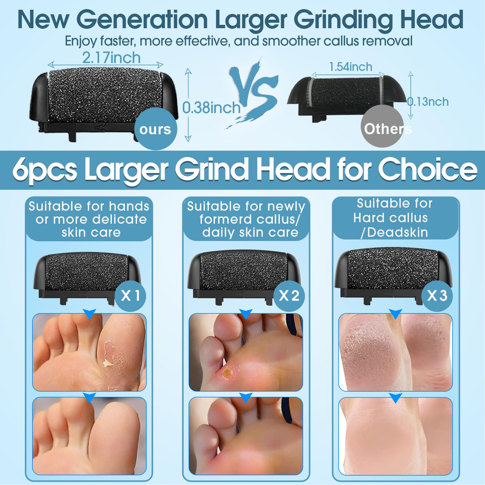 Celepen electric foot file digital display demo for quick battery status checks