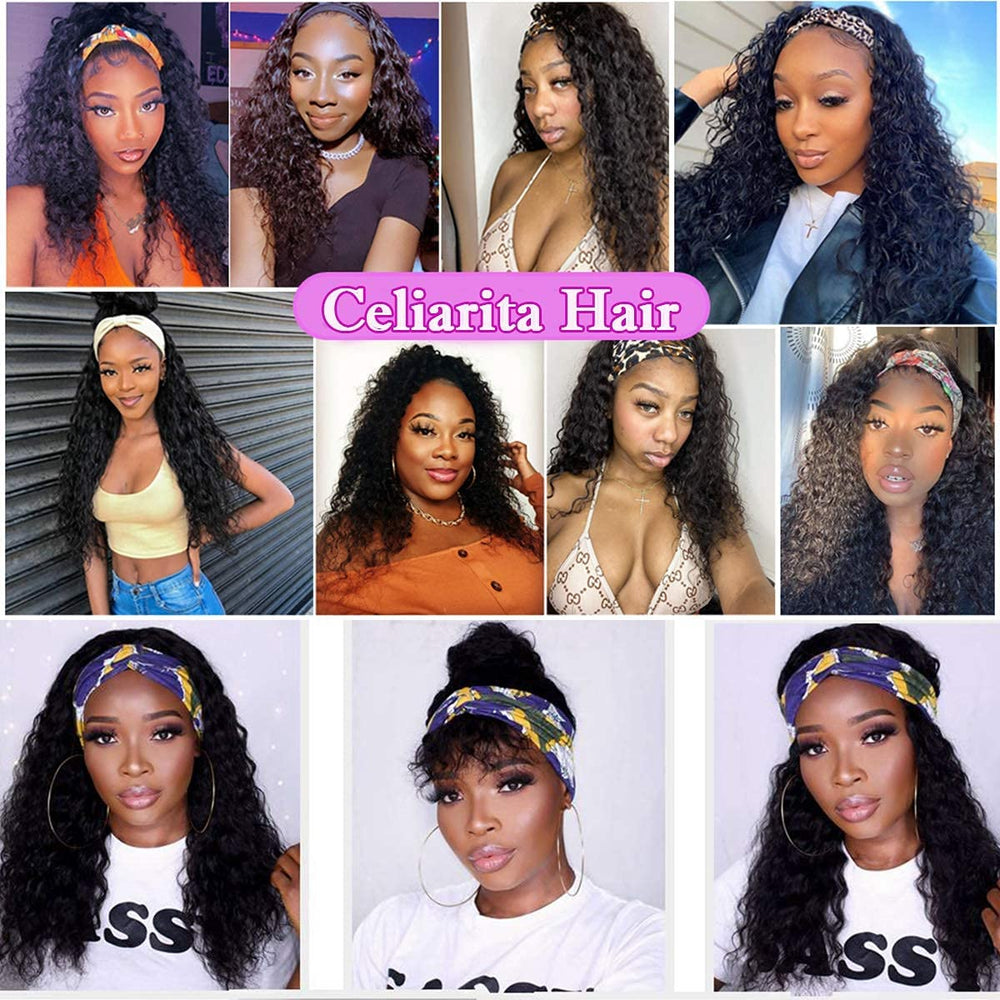Celiarita headband wig can be dyed permed and bleached for customization