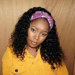 Celiarita glueless headband wig with easy snap installation