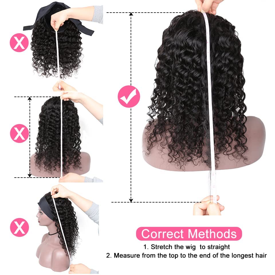 Celiarita headband wig allows ponytail or bun styling