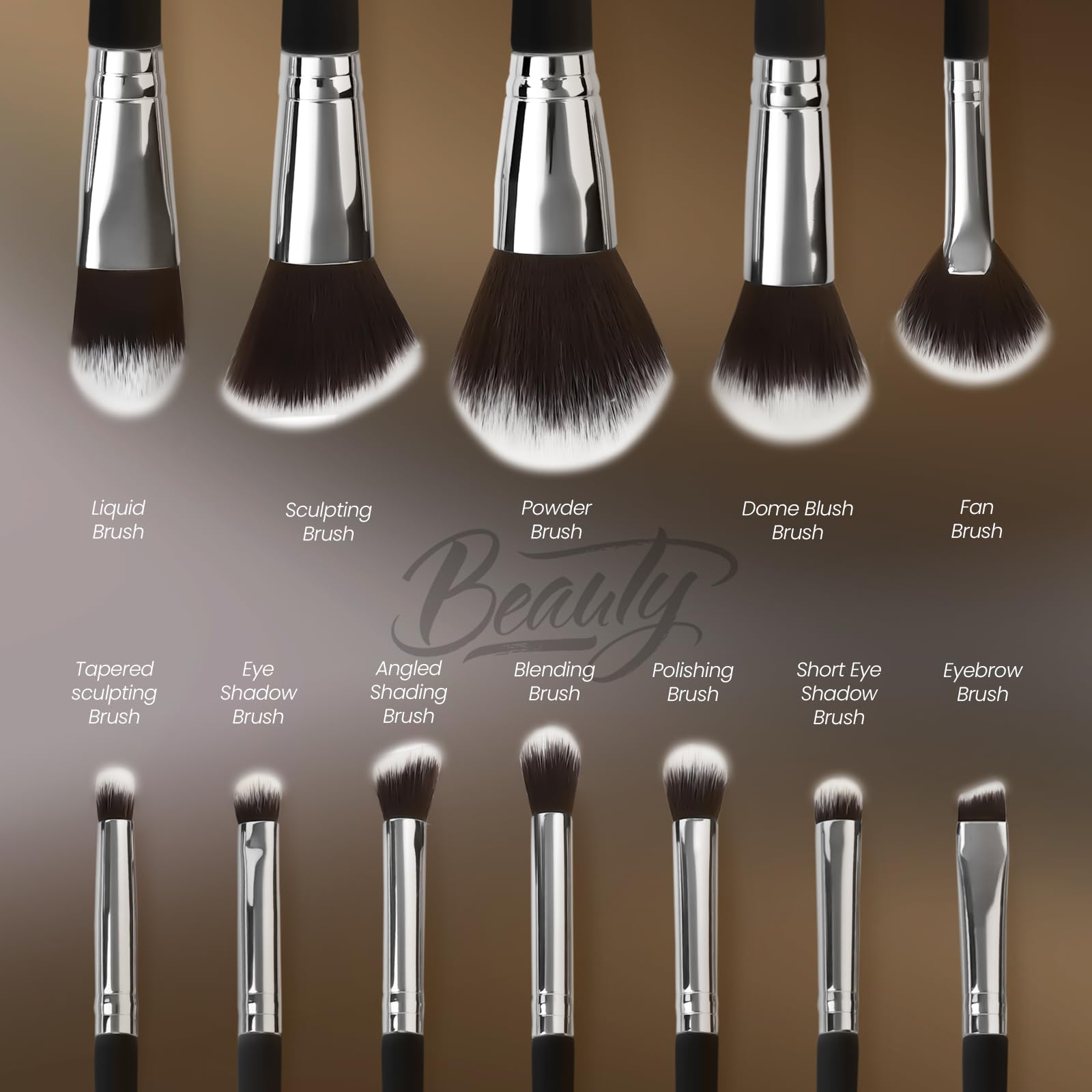 CELIMAIT brushes are quick-drying and easy to clean for long-lasting use