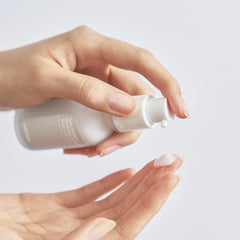 celimax dual barrier serum application pump showing easy, mess-free use