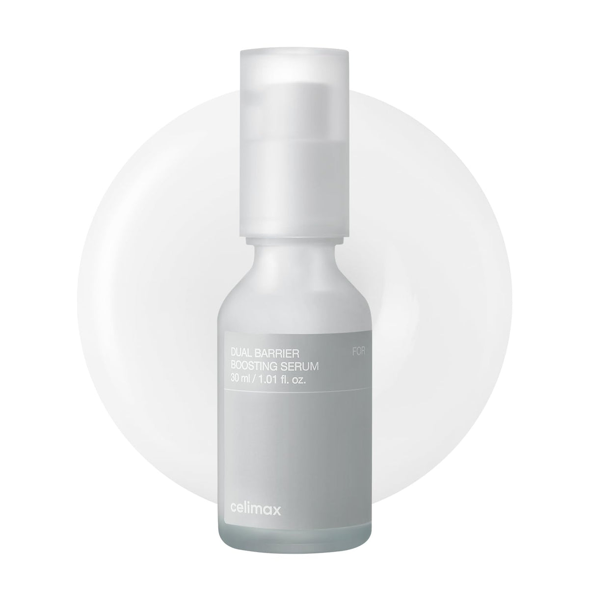 celimax dual barrier serum bottle front, soothing hydration for sensitive skin