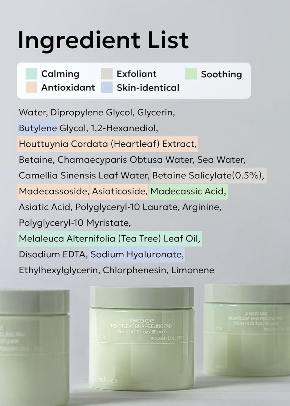 Celimax Ji.Woo.Gae Heartleaf BHA pad gift-ready packaging recommends stocking stuffers