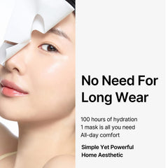 Person wearing Celimax mask with glasses for comfortable, unobstructed masking.
