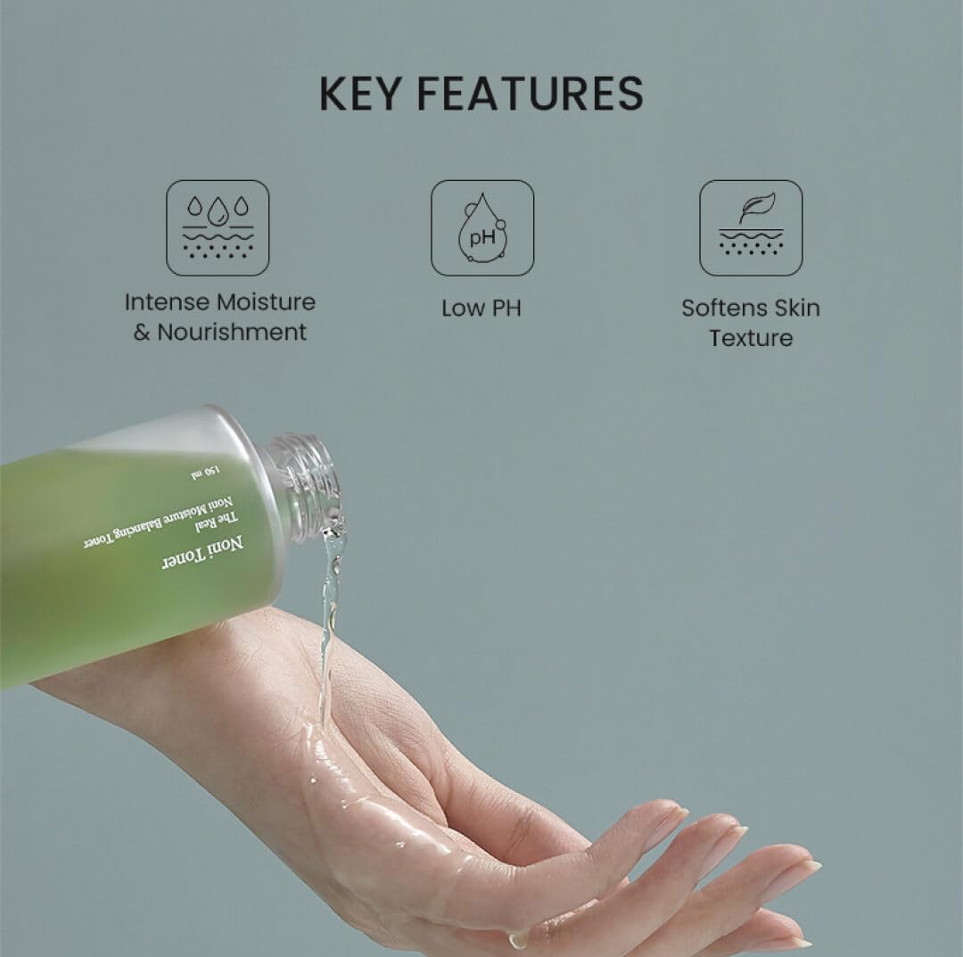 Celimax Noni extract visual indicates mineral-rich soothing formulation for balanced skin.
