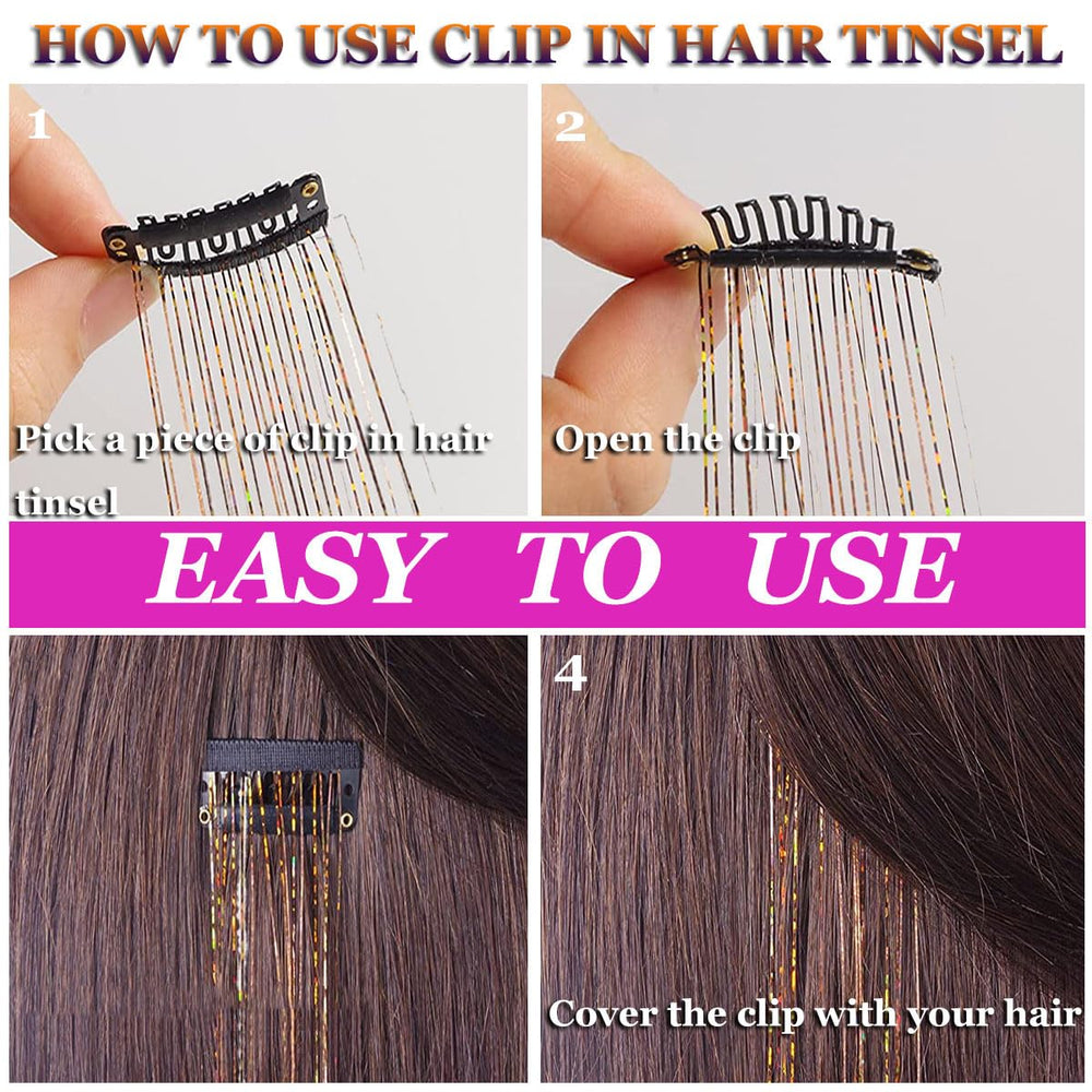 CelineBella soft, colorfast, non-shedding tinsel that feels comfortable