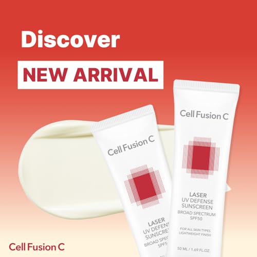 Cell Fusion C Laser UV Defense texture reveals a soft matte finish.