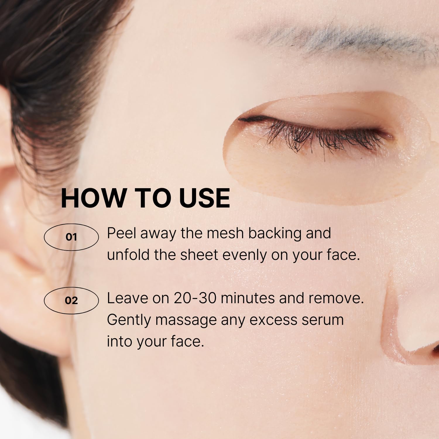 Cell Fusion C Post Alpha Cica Cooling Mask applying time demonstrates quick cooling relief.