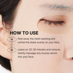 Cell Fusion C Post Alpha Cica Cooling Mask ingredients chart highlights actives.