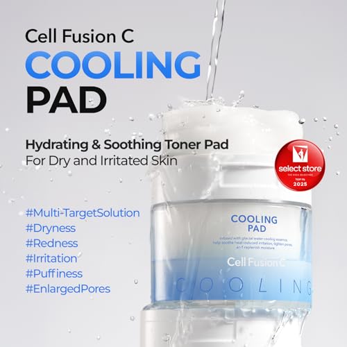 Cell Fusion C Post Alpha Cooling Pad gently de-puffs and cools tired skin.